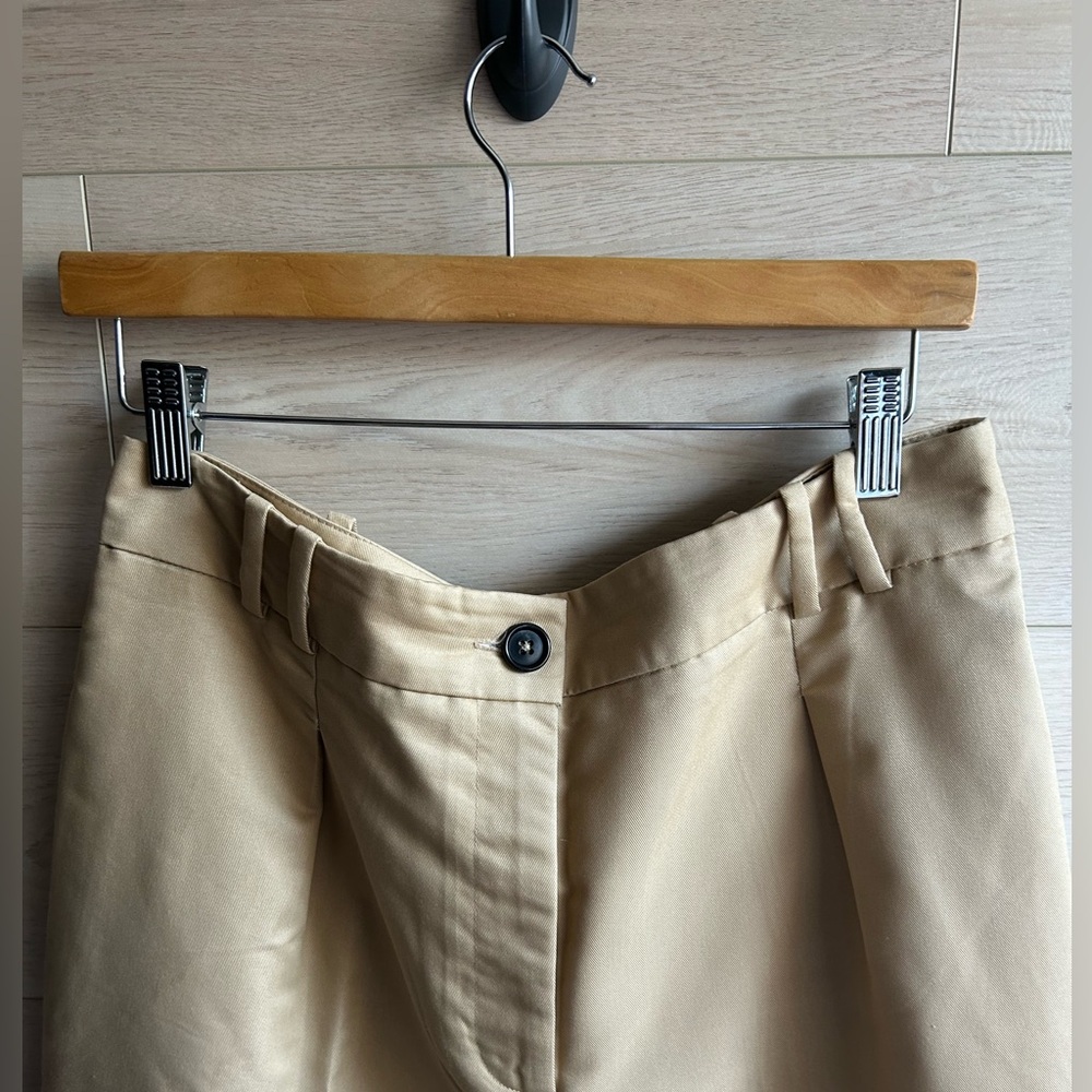 Zara Beige High Waisted Women’s Trousers Size Large - Picture 4 of 7
